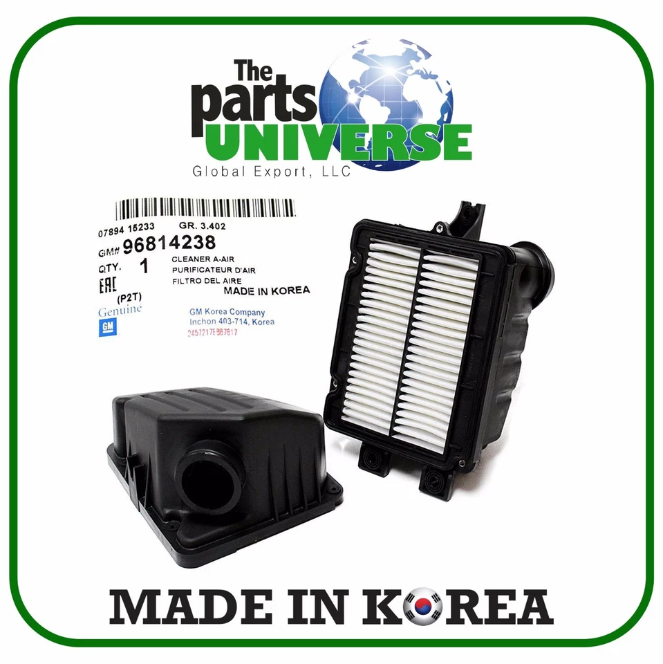 GENUINE fits 04 08 Chevrolet Aveo Air Cleaner Filter Box OEM 96814238 42386920 - Image 1 of 4