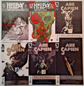 Hellboy: BPRD 1956 #1 & 3 - Abe Sapien #2-5 - Picture 1 of 4
