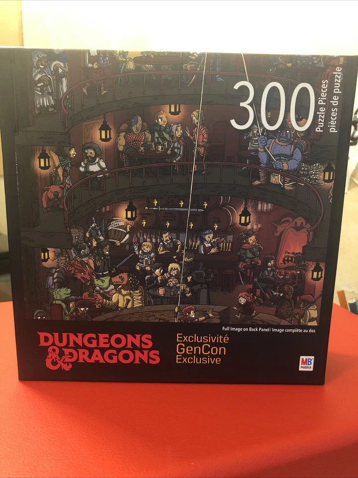 Dungeons & Dragons 2018 GenCon 300 PC Jigsaw Puzzle Glue H4