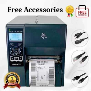 Zebra ZT230 Thermal Transfer Industrial Label Printer LAN USB NEW PRINTHEAD - Picture 1 of 11