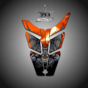 2010 - 2015 POLARIS PRO RMK - RUSH Decal Hood Wrap Graphics Guardian Orange - Bild 1 von 1