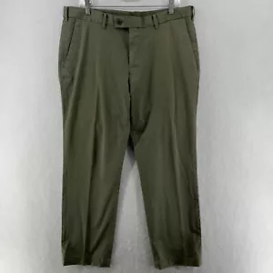 Uniqlo Hose Herren 36x34 Salbeigrün Slacks Mid Rise Straight Leg Freizeit Golf - Bild 1 von 10