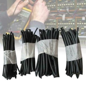 4X 1 Metro Lenguas 2:1 Negro Tubo Retráctil Calor 3mm 4mm 5mm 6mm Cable Aislado - Imagen 1 de 7