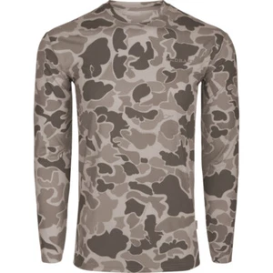 DRAKE WATERFOWL PERFORMANCE CREW L/S SHIRT - Picture 1 of 12