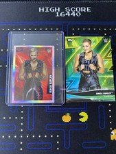 Rhea Ripley Card & Shiny Sticker - Panini Topps - Judgement Day Wwe Superstars