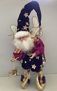 2005 Mark Roberts Fairy of Wishes Magic Of Christmas Santa 18"