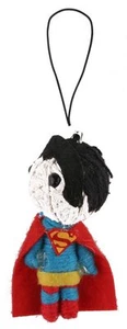 DC Comics 2,5" Superman Schnur Puppe Schlüsselanhänger Voodoo Telefon Anhänger Figur Neu im Karton - Bild 1 von 2