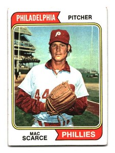 1974 Topps  #149 Mac Scarce