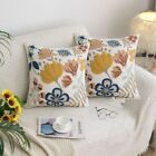 Cotton Flower Pattern Pillowcase Embroidery Flowers Pillow Cover  Bed