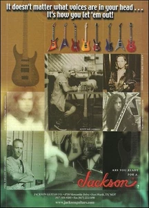 1994 Jackson Guitar advertisement with Anthrax Def Leppard Megadeth Iron Maiden - Picture 1 of 3