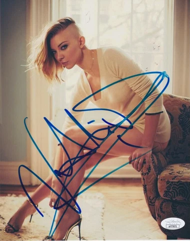 Natalie Dormer signed 8x10 photo In-person JSA Cover