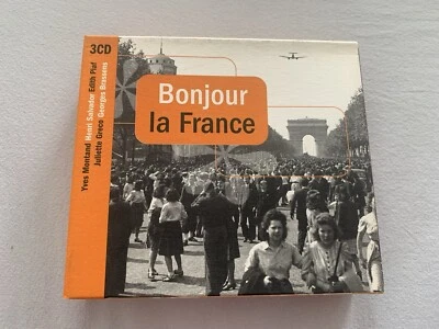 Bonjour la France Various 3 CD französische Musik Frankreich 🇫🇷 Box Chanson - Bild 1 von 4