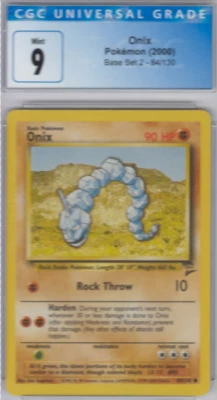 2000 Pokémon Game Base II #84 / 130 Onix CGC 9 - Image 1 of 2
