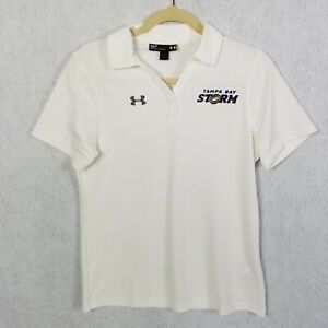 UNDER ARMOUR Women's TAMPA BAY STORM Polo ~ Arena Football ~ White ~ Small