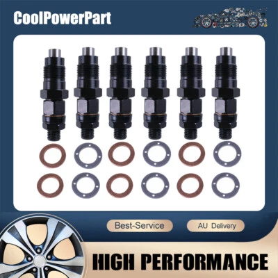 Set of 6 Diesel Fuel Injectors suits Toyota Coaster HZB50 6cyl 4.2L 1HZ 1993~03 - image 1 of 4