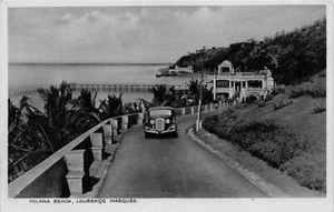 Postal FX: RPPC Polana Beach, Lourenco Marques, años 30, MOZAMBIQUE - Imagen 1 de 2