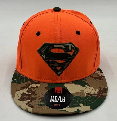 Gorra Under Armour Superman para hombre talla M/L camuflaje béisbol DC Comics Foto 1 de 4