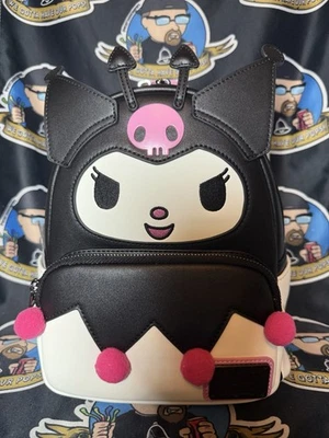 Sanrio Kuromi Devilish Winged Mini-Backpack Entertainment Earth Ex Loungefly - Image 1 of 2