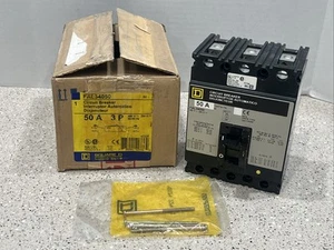 SQUARE D FAL34050 Circuit Breaker *NEW DAMAGED* 480Vac , 250Vdc - Picture 1 of 8