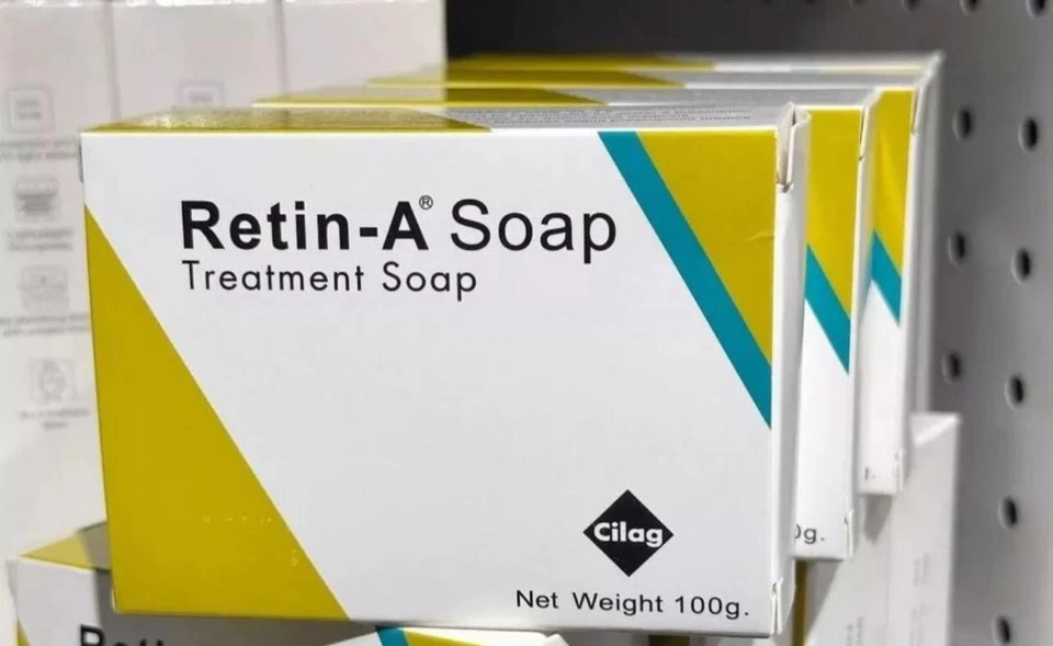3X RETIN - A Remove Acne Soap 24K Anti-Aging Acne Removal & Brighten Skin 100g - Image 1 of 2