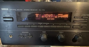 Yamaha RX-770 Natural Sound AM/FM Stereo Receiver No Remote Tested - Picture 1 of 14