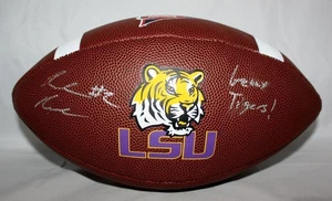 Rueben Randle Autographed LSU Brown Football W/ Geux Tigers- JSA W Auth - Picture 1 of 11