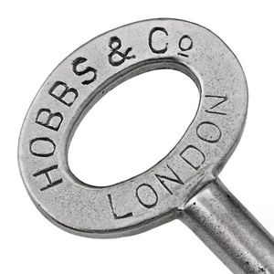 HOBBS & Co. LONDON Mortice Key 41/8" - Llave Hobbs vintage - ref.k584 - Imagen 1 de 5