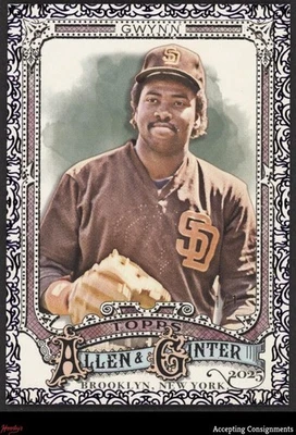 2025 Topps Allen and Ginter 紫色箔 Filagree #14 Tony Gwynn 1/1 页 — 第 1/2 张图片