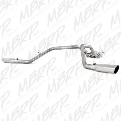 MBRP For 2009-2010 Toyota Tundra 5.7L EC-Std. & SB/CC-SB Cat Back Dual Split Foto 1 de 4