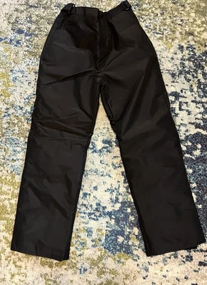 Boys New Size 14 Black Lined Snow Pants Children’s Place  Water/Wind Resistant - Image 1 of 2