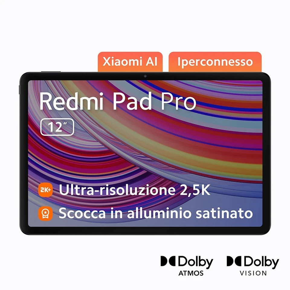 Xiaomi Redmi Pad Pro 12.1" 6GB+128GB WiFi Graphite Gray Garanzia Europa - Immagine 1 di 1