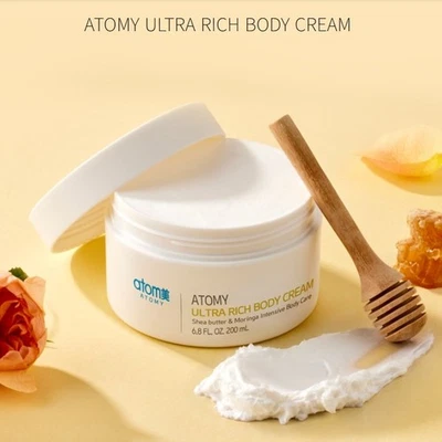 Crema Corporal Ultra Rica ATOMY 200 ml Mantequilla Barrera Hidratación Cuidado Corporal Intensivo Foto 1 de 4