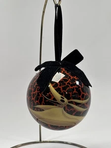 2012 Disney Store Nightmare Before Christmas Ornament Crackle Velvet Ribbon Zero - Bild 1 von 3