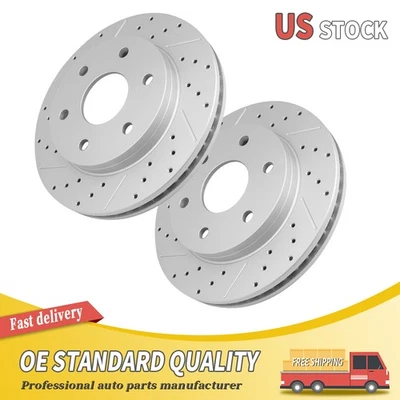 Rotores de freio traseiros perfurados para GMC Safari Yukon Sierra/Savana 1500 Yukon XL 1500 - Imagem 1 de 4