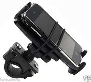 Secure-Bike/Motorcycle Handlebar Mount for iPhone 3 3g 4 4s & other smart-phones - Picture 1 of 3