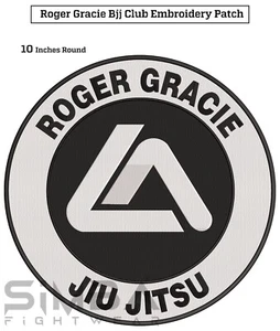 Jiujitsu Gracie Embroidery Patches Roger Gracie Patch BJJ Grapplers Club Patches - Picture 1 of 4