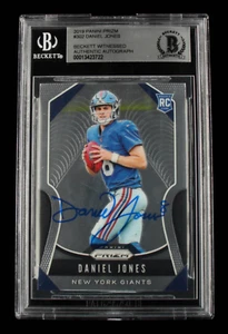 Daniel Jones Signed 2019 Panini Prizm #302 (BGS) - Rookie Card - Picture 1 of 2