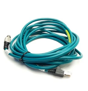 Cable Ethernet para cámara visual Cognex 849011003 8 cables RJ45 a M12 macho 5 m - Imagen 1 de 4