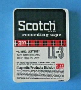 Vintage Scotch LL-1/4-3 Living Letters Empty Mailing Box for 3" Reels and Under  - Picture 1 of 5
