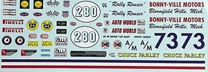 64 Convertible Oldsmobile AMT Scale 1:25 Decals Without Box - Picture 1 of 2