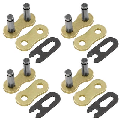 Caltric 520 Chain Master Link For Motorcycle Bike ATV Connecting Link Gold - Image 1 of 4