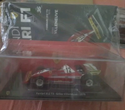 Le Grandi Ferrari F1 scala 1:24 N36 FERRARI 312 T3-GILLES VILLENEUVE 1978  - Immagine 1 di 3