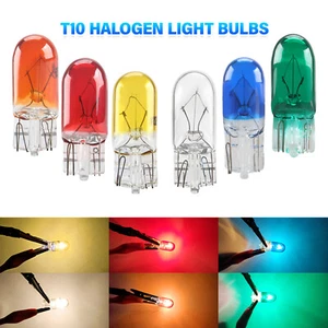 W5W T10 194 168 920 2825 Clear Glass Bulb Car Halogen Bulbs 12V 5W Multi-Color - Picture 1 of 12