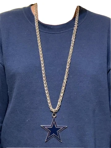 Dallas Cowboys NFL Unisex Pendant Chain Necklace Cover