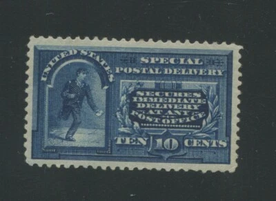 1894 US Special Delivery Stamp #E4 Mint LH OG VERY VERY LT CREASE, CERT - Image 1 of 3