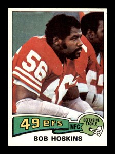 1975 Topps Bob Hoskins #442 San Francisco 49ers