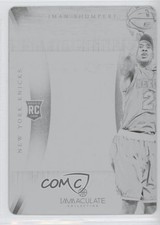 2012-13 Immaculate Patch Printing Plate Black 1/1 Iman Shumpert Rookie RC 1u6