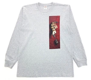 Supreme Mike Hill Snake Trap Long Sleeve Tee Heater Grey Size L FW17 - Picture 1 of 12
