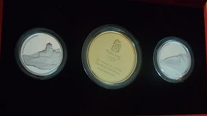 China 2008 olympic games Proof Coins Foxiang, 17 hole bridge, Dancing Beijing - Picture 1 of 6