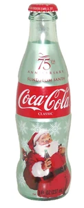 Botella de Coca Cola Papá Noel Sundblom 2006 75 aniversario Navidad vintage - Imagen 1 de 2